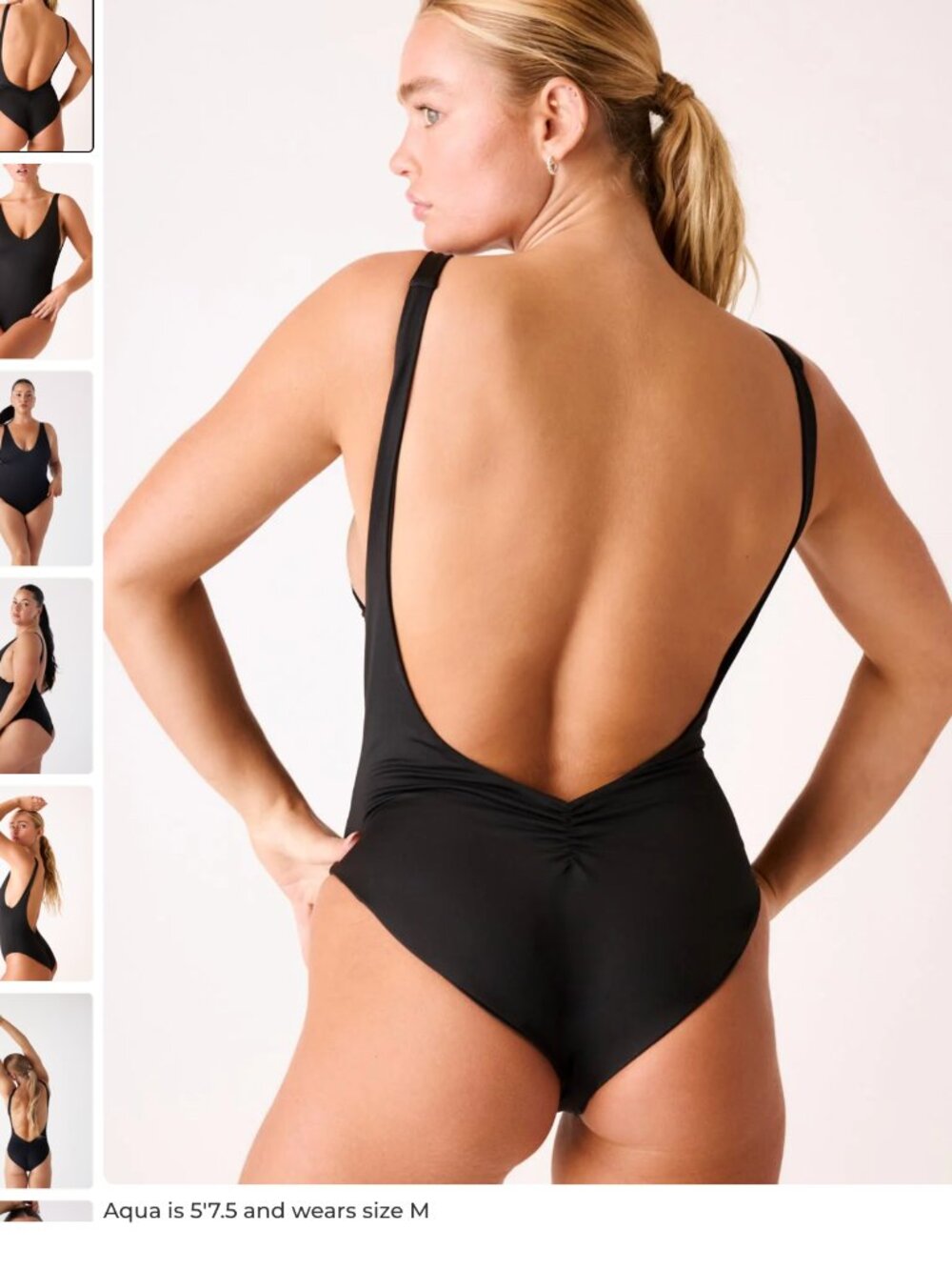 Londre "The Minimalist" One Piece Swimsuit - Medium/Long - Picture 6 of 7